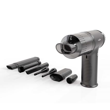 Oplaadbare handstofzuiger 2in1 90W/6000 mAh grijs/zwart