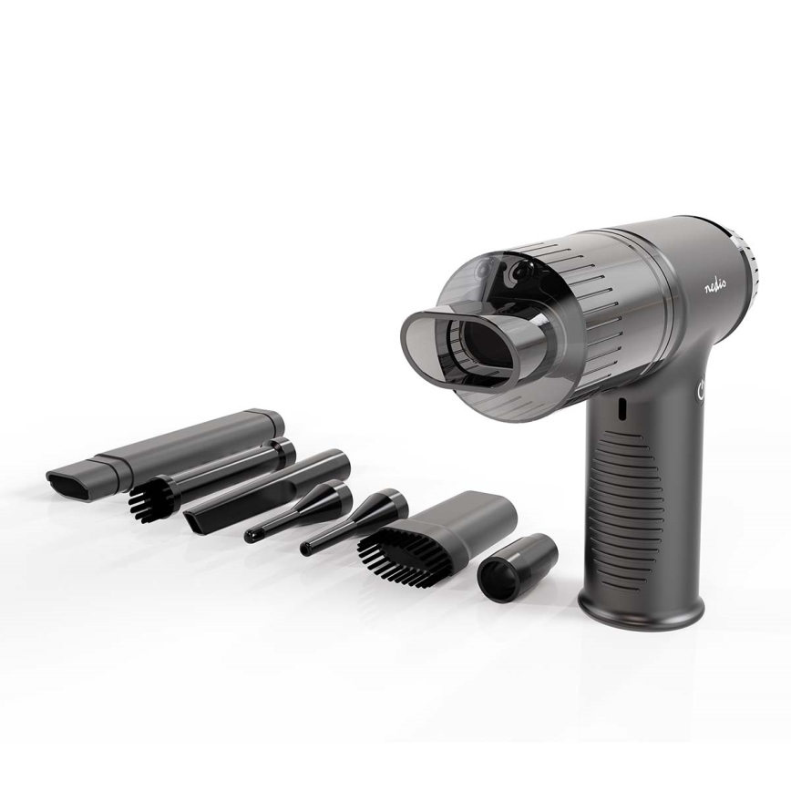 Oplaadbare handstofzuiger 2in1 90W/6000 mAh grijs/zwart