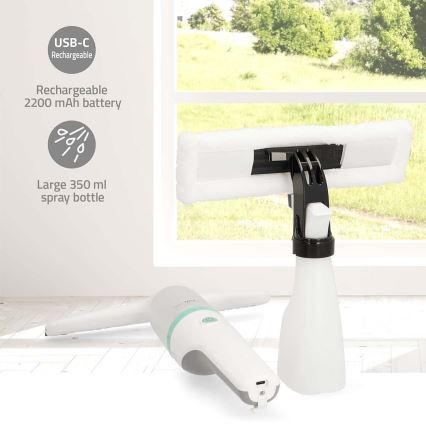Oplaadbare raamstofzuiger 12W/2200 mAh