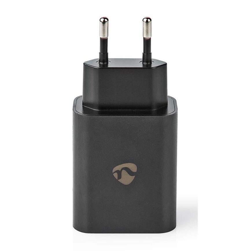 Oplaad Adapter USB-C Stroom Voorziening 30W/230V zwart