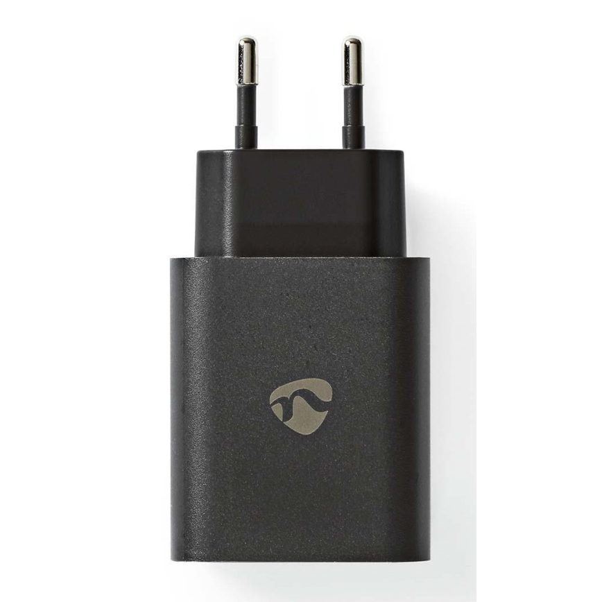Oplaad Adapter USB-C Stroom Voorziening 30W/230V zwart