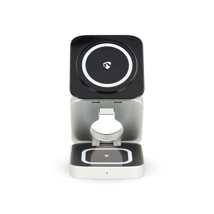 Draadloze oplader 3in1 15W zilver
