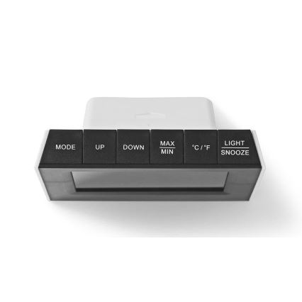Weerstation met kleuren LCD-scherm 230V/3xAAA + 2xAA zwart