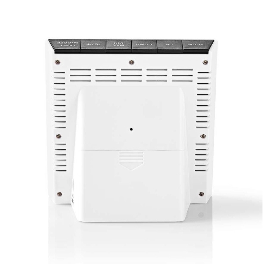 Weerstation met kleuren LCD-scherm 230V/3xAAA + 2xAA zwart