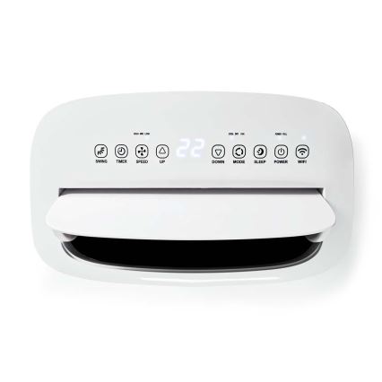 Slimme mobiele airco 3in1 inclusief complete accessoires 1800W/230V 16000 BTU Wi-Fi + afstandsbediening