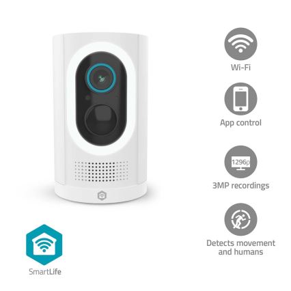 Slimme camera 3MP Full HD 1296p 6700 mAh Wi-Fi Tuya IP65