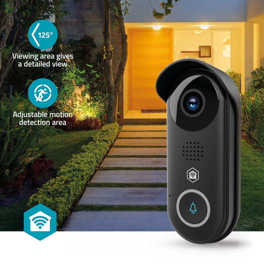 SmartLife slimme videodeurbel met bewegingsdetectie 5V Full HD 1080p IP54 Wi-Fi Tuya