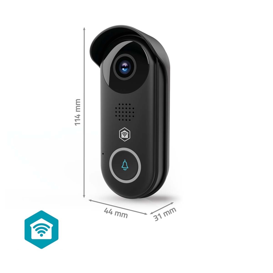 SmartLife slimme videodeurbel met bewegingsdetectie 5V Full HD 1080p IP54 Wi-Fi Tuya