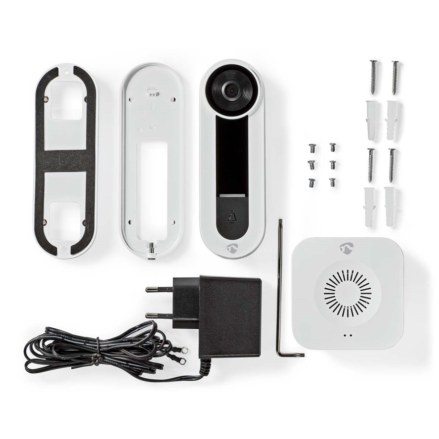 Draadloze video deurbel met sensor Full HD 1536p 3xAA Wi-Fi IP65