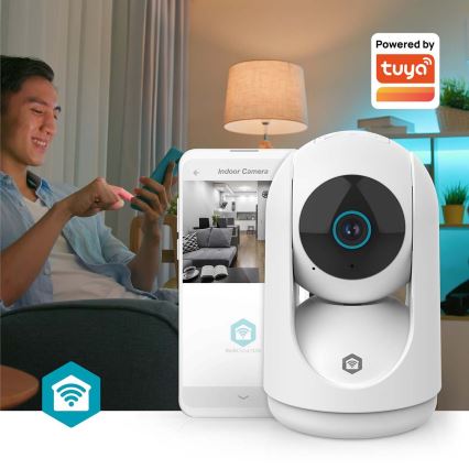 Slimme camera Smartlife 5V 3MP Full HD 1296p Wi-Fi Tuya