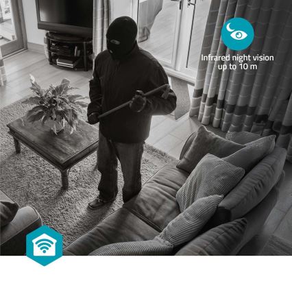 Slimme camera Smartlife 5V 3MP Full HD 1296p Wi-Fi Tuya