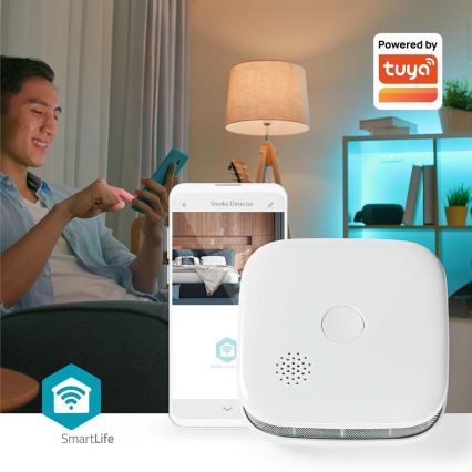 SET 3x Rookmelder SmartLife 3V/1xCR123A Wi-Fi Tuya