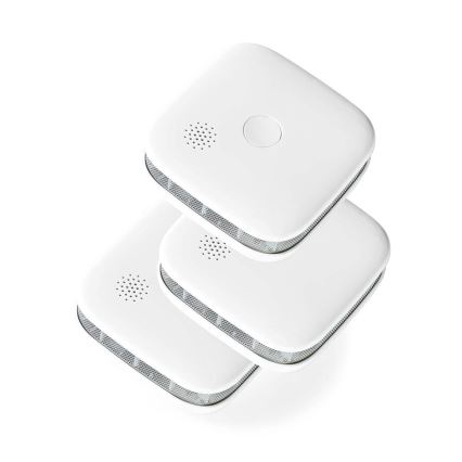 SET 3x Rookmelder SmartLife 3V/1xCR123A Wi-Fi Tuya