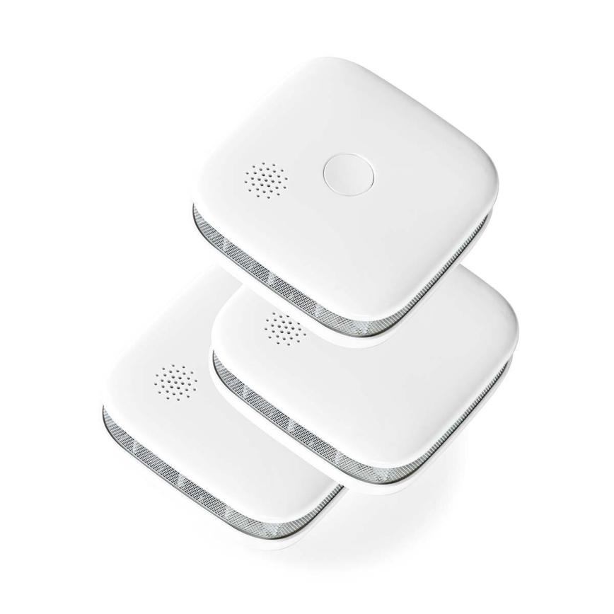 SET 3x Rookmelder SmartLife 3V/1xCR123A Wi-Fi Tuya