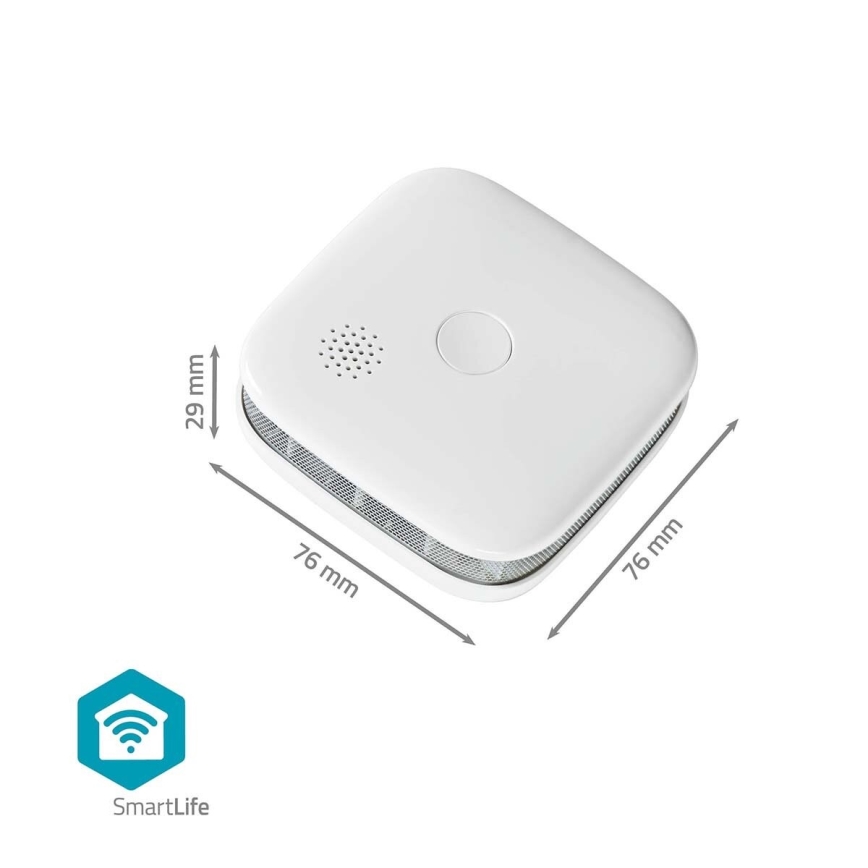 SET 3x Rookmelder SmartLife 3V/1xCR123A Wi-Fi Tuya