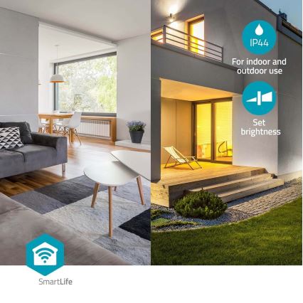 LED RGBW Dimbare badkamer plafondlamp SmartLife LED/18W/230V 2700-6500K IP44 Wi-Fi Tuya