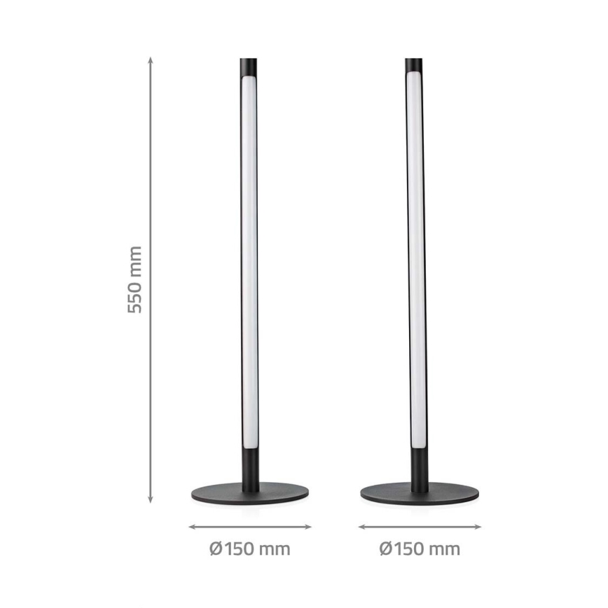SET 2x LED RGBIC Dimbaar tafellamp SmartLife LED/36W/230V 55 cm 2700-6500K Wi-Fi Tuya + afstandsbediening