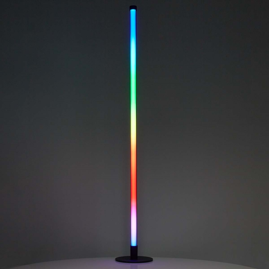 LED RGBIC Dimbare staande lamp Smartlife LED/10W/230V 100,5 cm 2700-6500K Wi-Fi Tuya + afstandsbediening