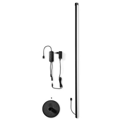 LED RGBIC Dimbare staande lamp Smartlife LED/10W/230V 100,5 cm 2700-6500K Wi-Fi Tuya + afstandsbediening