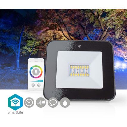 LED RGBW dimbare schijnwerper SmartLife LED/20W/230V Wi-Fi IP65 2700-6500K