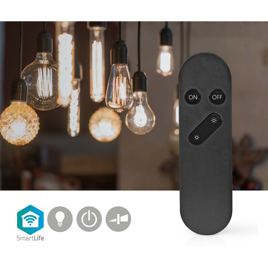 SmartLife afstandsbediening 2x AAA, Wi‑Fi, zwart