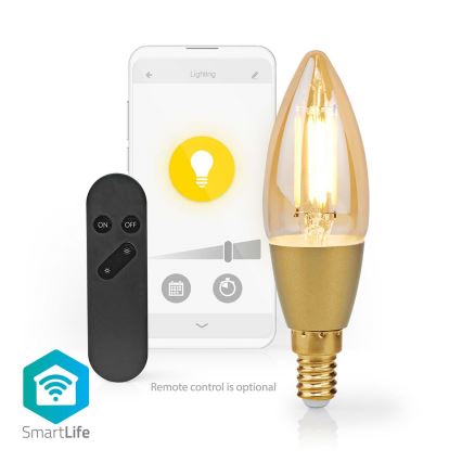 Dimbare LED Lamp Smartlife E14/4,9W/230V 1800-3000K Wi-Fi Tuya