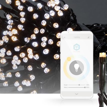 LED-lichtsnoer 100xLED/8 functies 15m IP65 Wi-Fi Tuya