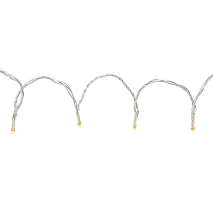 LED kerstgordijn 200×LED / 11 functies, 6 m, IP65, Wi‑Fi (Tuya), warm tot koel wit