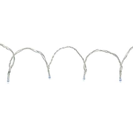 LED kerstgordijn 200×LED / 11 functies, 6 m, IP65, Wi‑Fi (Tuya), warm tot koel wit