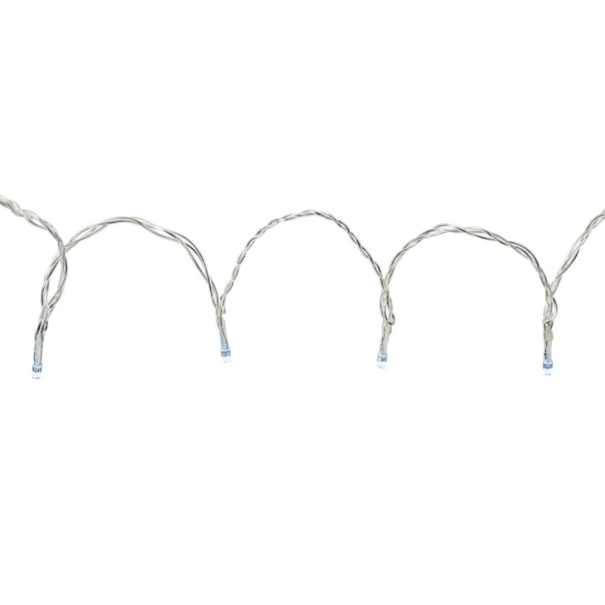 LED kerstgordijn 200×LED / 11 functies, 6 m, IP65, Wi‑Fi (Tuya), warm tot koel wit