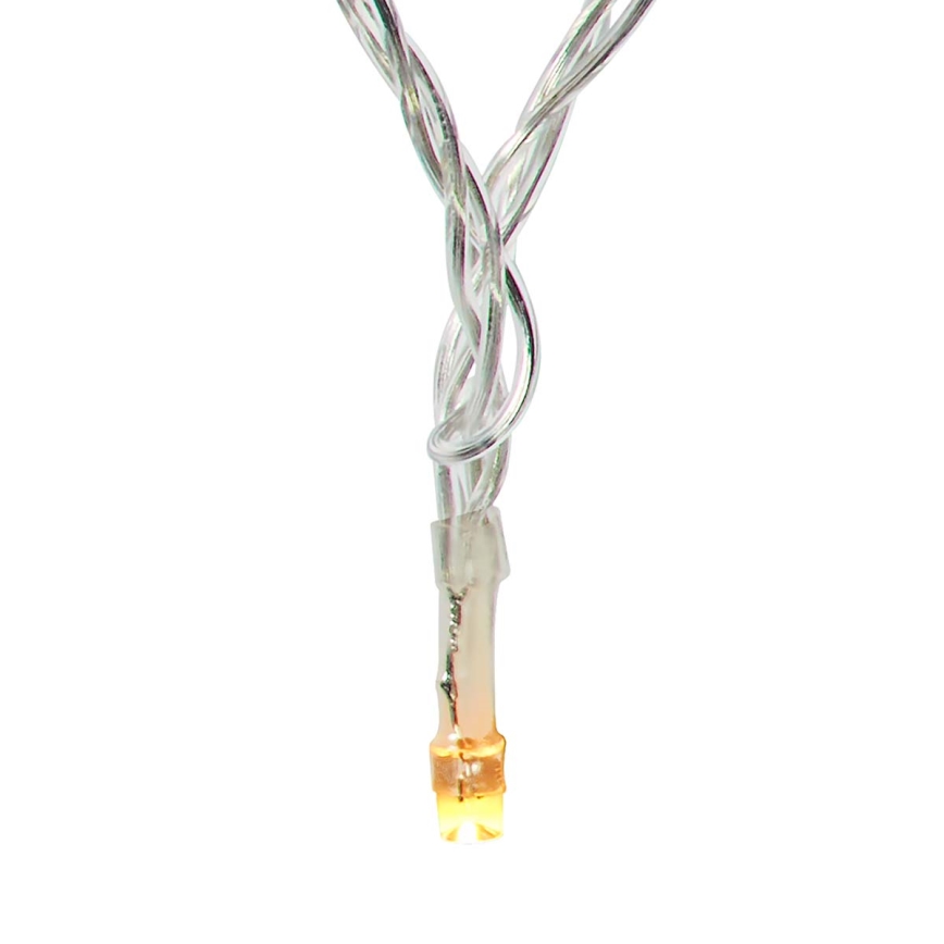 LED kerstgordijn 200×LED / 11 functies, 6 m, IP65, Wi‑Fi (Tuya), warm tot koel wit