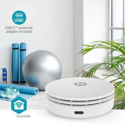 Slimme luchtkwaliteitsmonitor SmartLife Wi-Fi Tuya