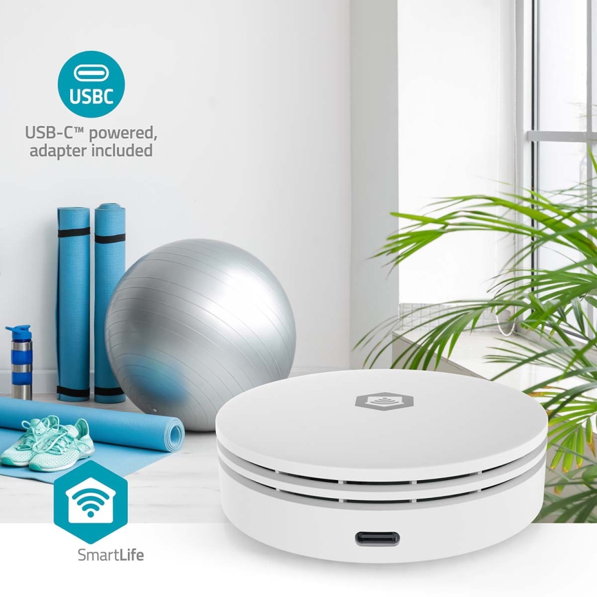 Slimme luchtkwaliteitsmonitor SmartLife Wi-Fi Tuya
