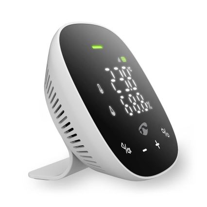 Slimme luchtkwaliteitsmonitor met LED scherm SmartLife Wi-Fi