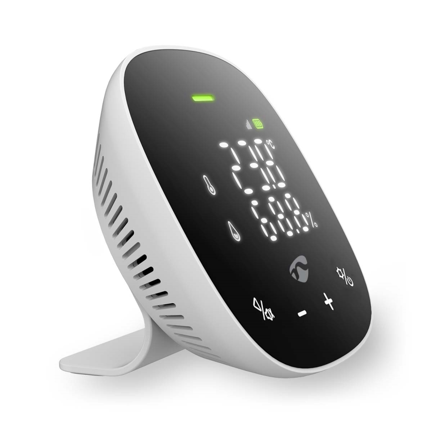 Slimme luchtkwaliteitsmonitor met LED scherm SmartLife Wi-Fi