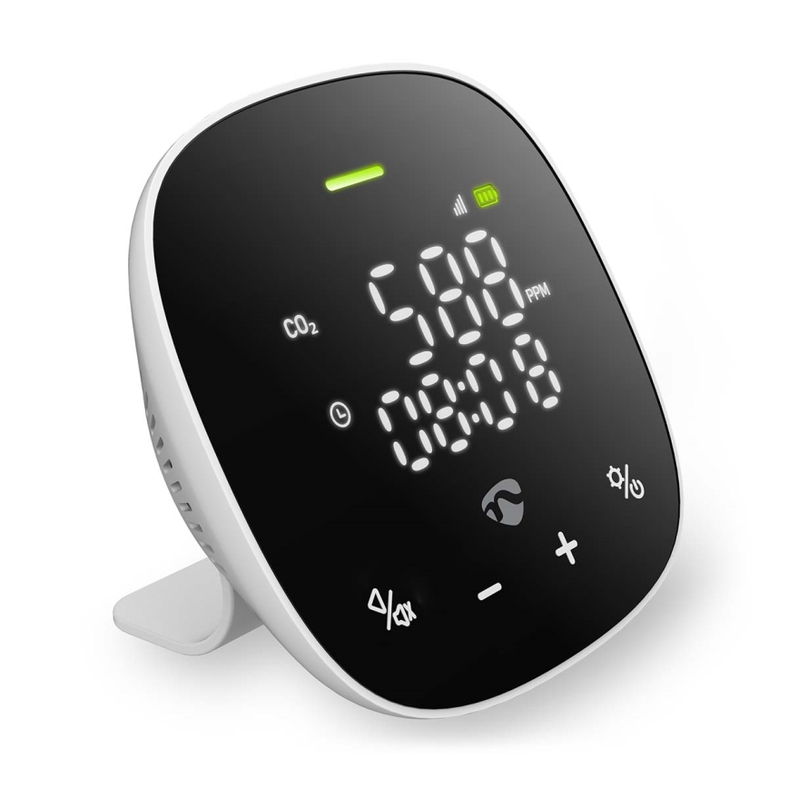 Slimme luchtkwaliteitsmonitor met LED scherm SmartLife Wi-Fi