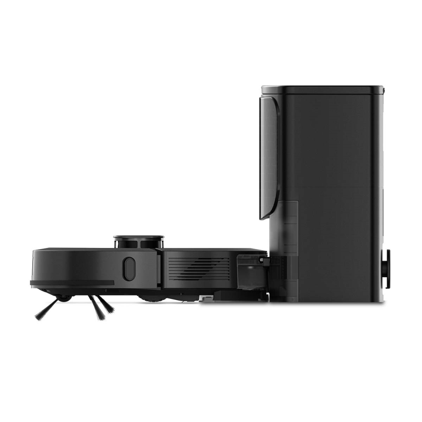 Slimme robotstofzuiger met een dweil SmartLife Wi-Fi Tuya zwart + afstandsbediening