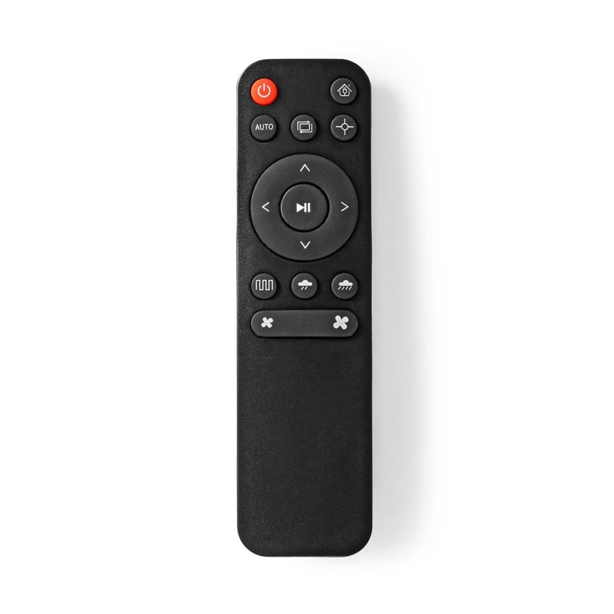 Slimme robotstofzuiger met dweilfunctie 28W/2500 mAh Wi-Fi zwart + afstandsbediening