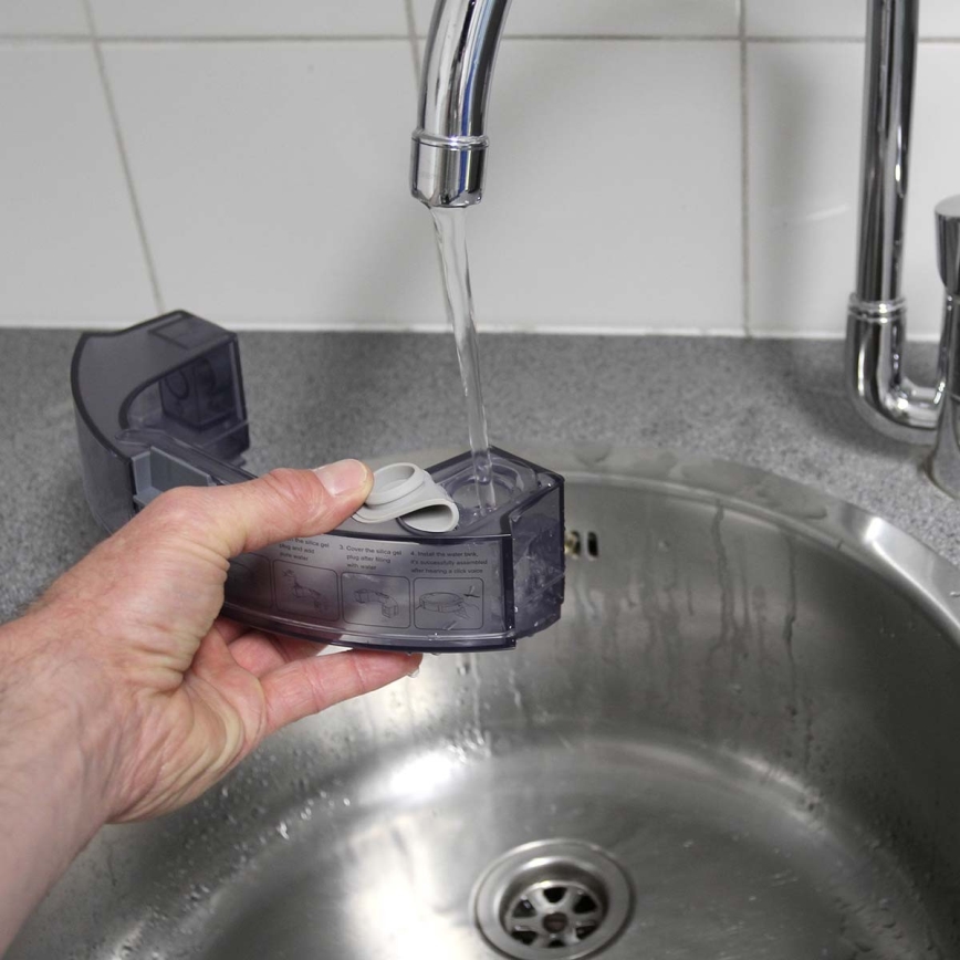 Slimme robotstofzuiger met dweilfunctie 28W/2500 mAh Wi-Fi zwart + afstandsbediening