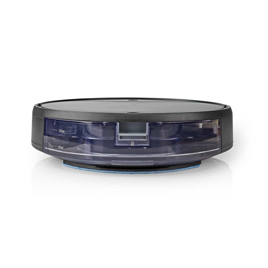 Slimme robotstofzuiger met dweilfunctie 28W/2500 mAh Wi-Fi zwart + afstandsbediening