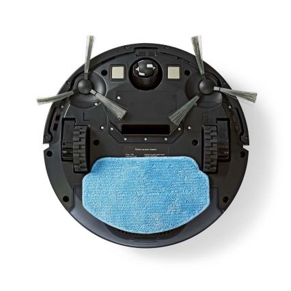 Slimme robotstofzuiger met dweilfunctie 28W/2500 mAh Wi-Fi zwart + afstandsbediening