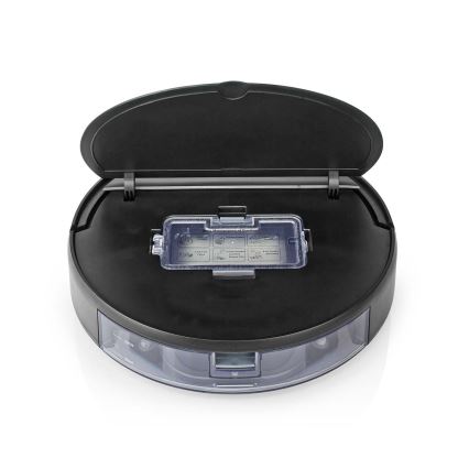 Slimme robotstofzuiger met een dweil 28W/2500 mAh Wi-Fi zwart + afstandsbediening