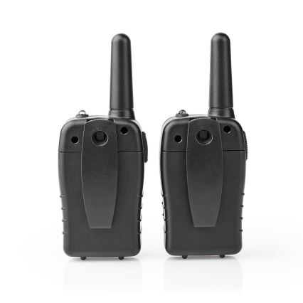 SET 2x Walkietalkie met LED Lamp 3xAAA bereik 10 km