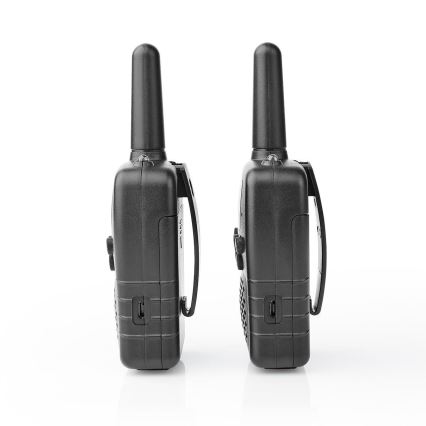 SET 2x Walkietalkie met LED Lamp 3xAAA bereik 10 km