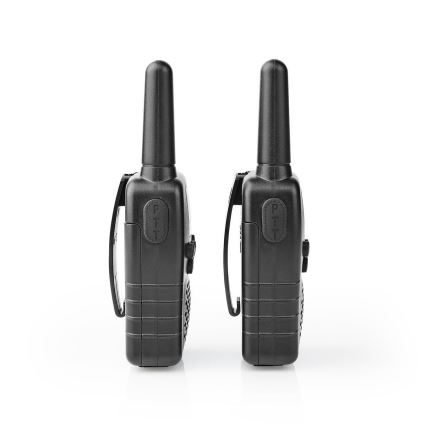 SET 2x Walkietalkie met LED Lamp 3xAAA bereik 10 km