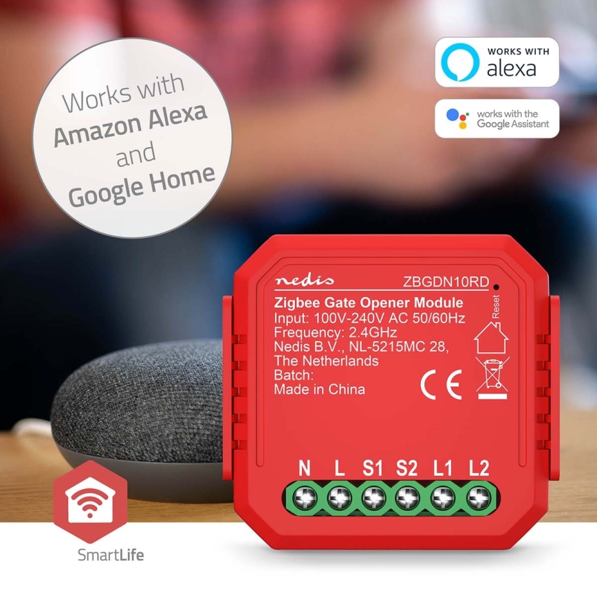 Slimme garagedeurschakelaar SmartLife Zigbee Tuya