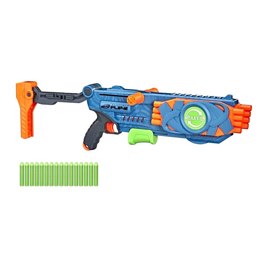 Nerf - Pistool voor Kinderen Elite 2.0 Flip-16 met accessoires