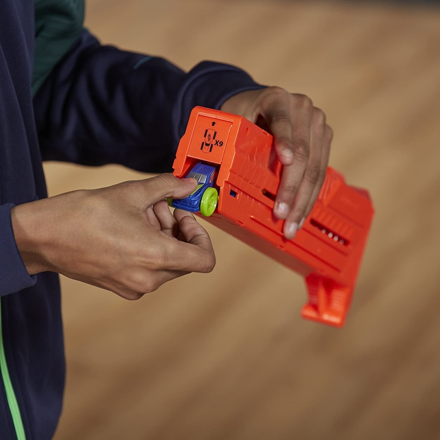 Nerf - Pistool voor Kinderen Nitro MotoFury Rapid Rally + 9 auto's