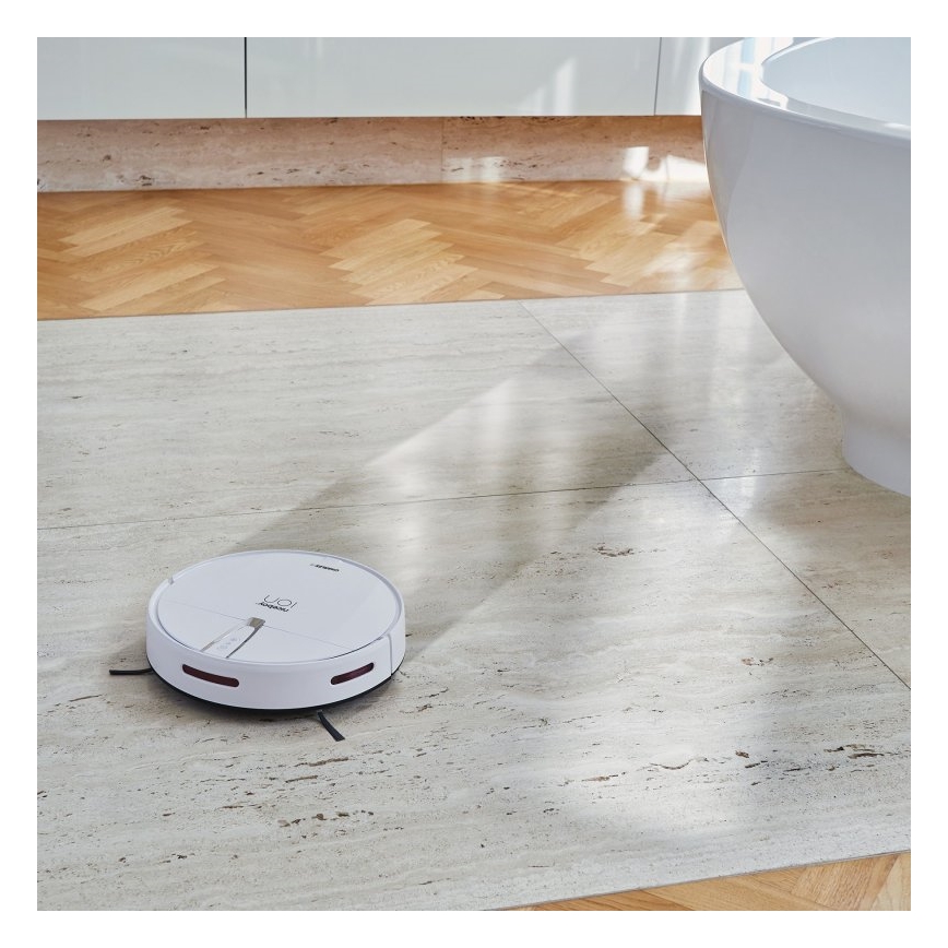 Niceboy ION Charles i4 - Slimme robotstofzuiger 2in1 4400 mAh Wi-Fi wit + afstandsbediening