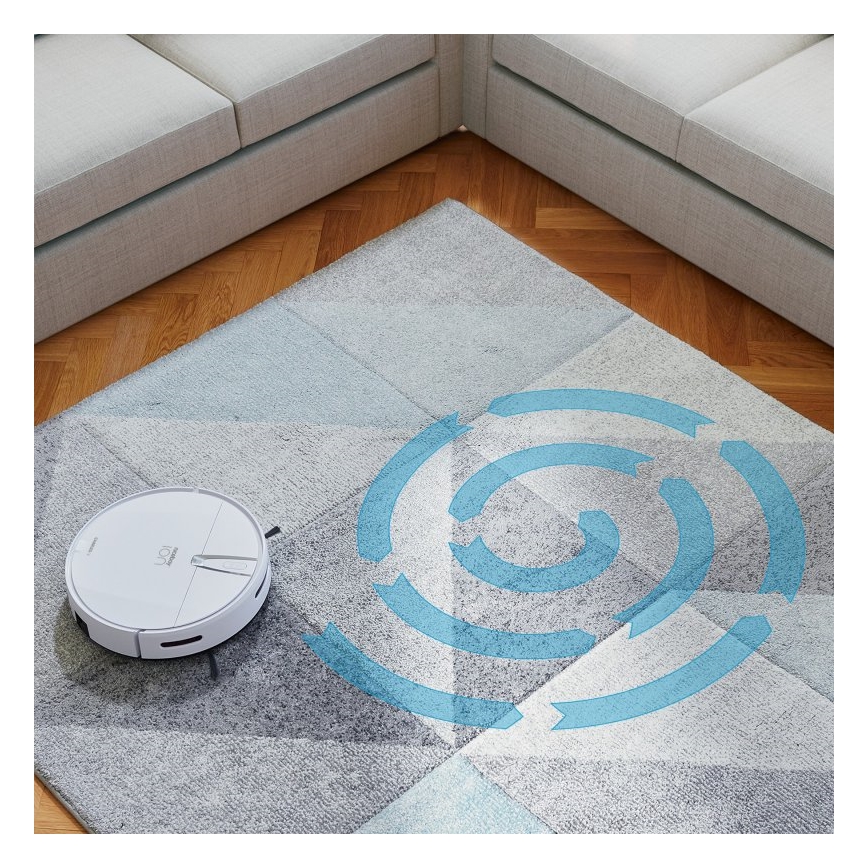 Niceboy ION Charles i4 - Slimme robotstofzuiger 2in1 4400 mAh Wi-Fi wit + afstandsbediening
